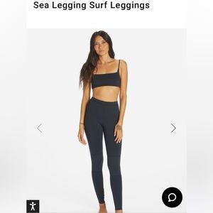 NWT: Billabong: Surf Capsule:Sea Legging: Surf Leggings